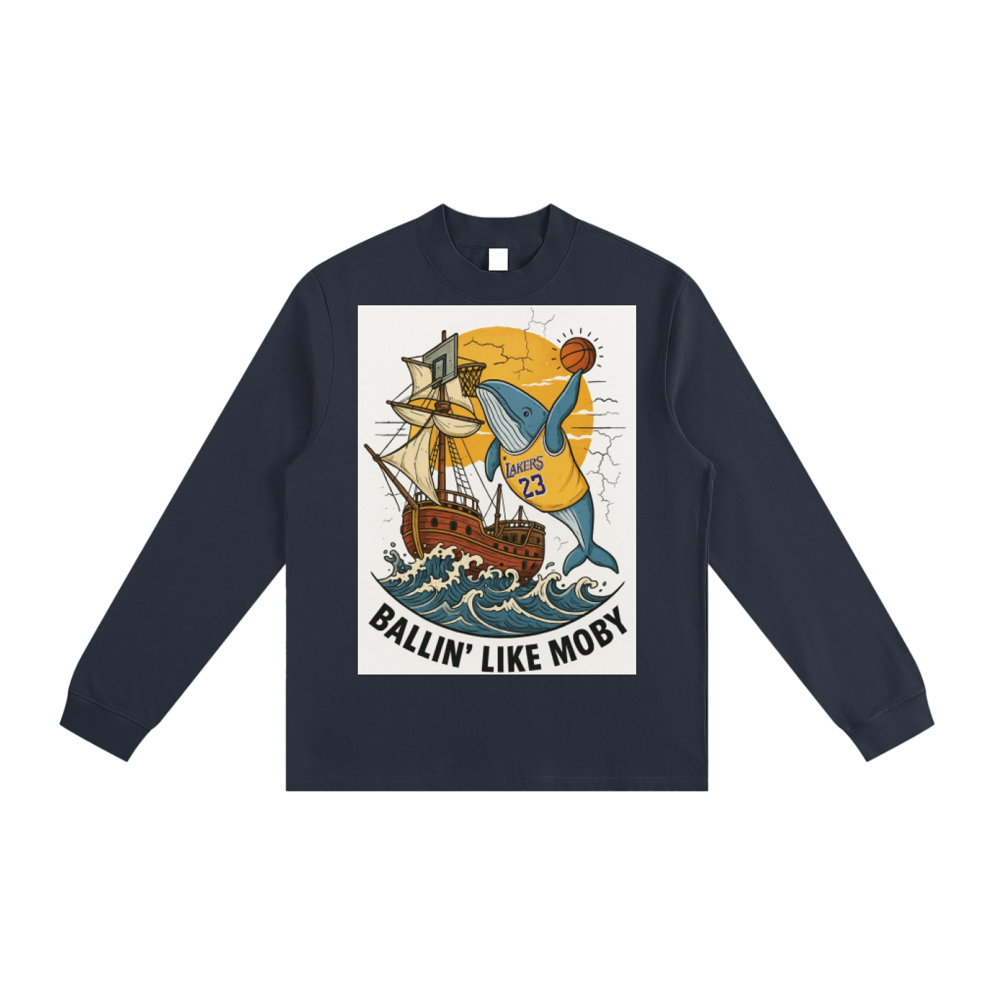 Essential Non-Shrink Mock Neck Sweatshirt