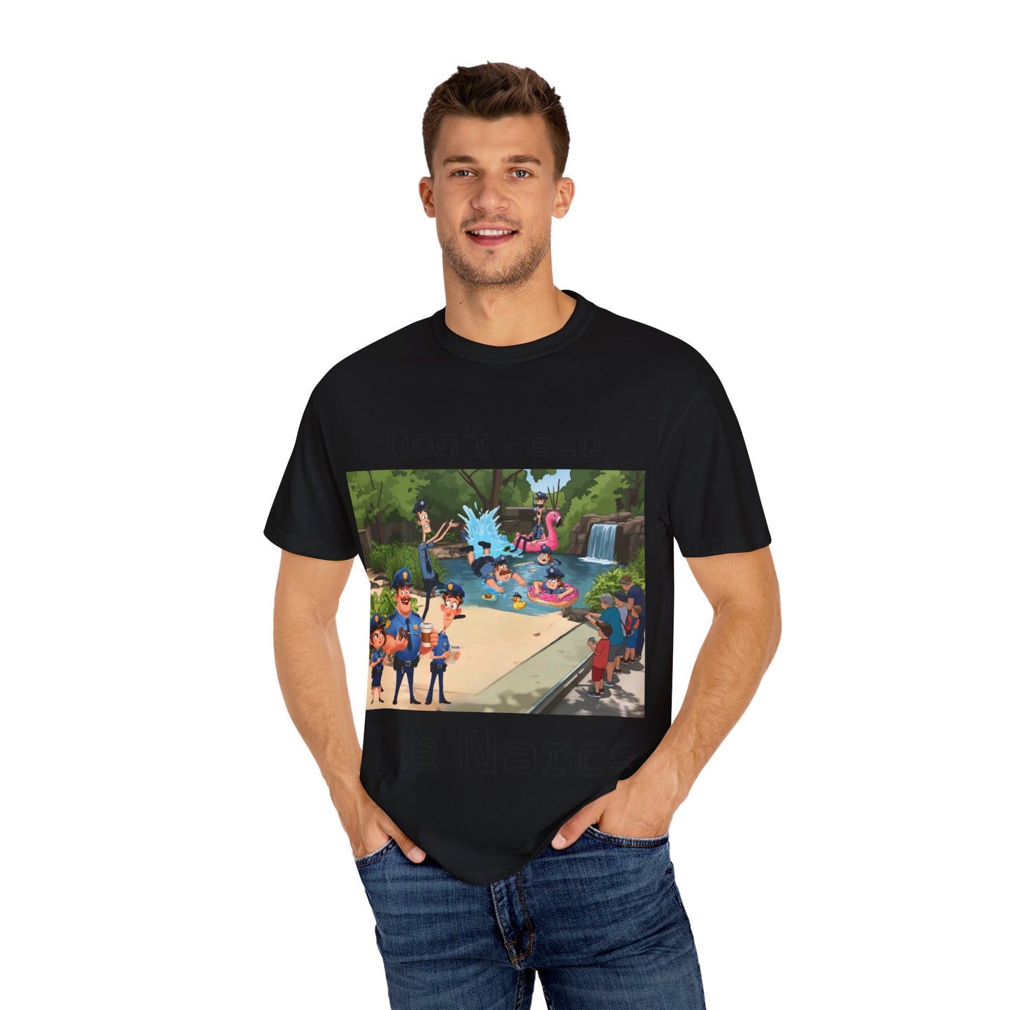 Streetwear T-shirt - 'Don't Feed the Narcs' Antrtka Design