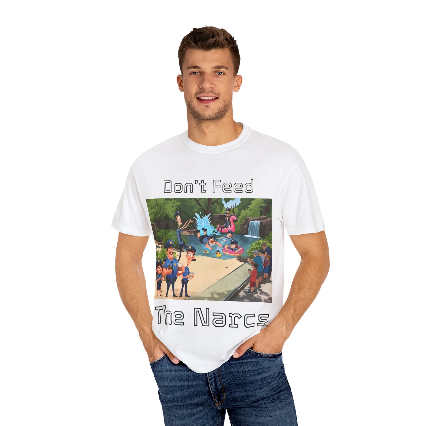 Streetwear T-shirt - 'Don't Feed the Narcs' Antrtka Design