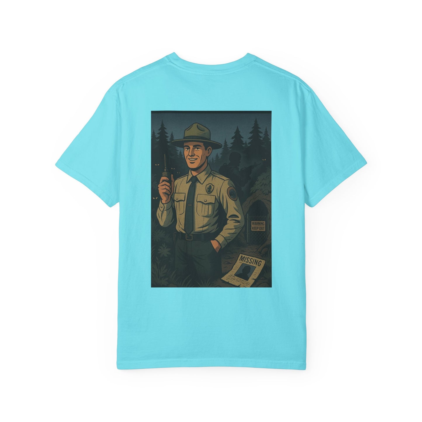 Unisex Garment-Dyed T-shirt "Protect" Our Parks RANGER DANGER Streetwear