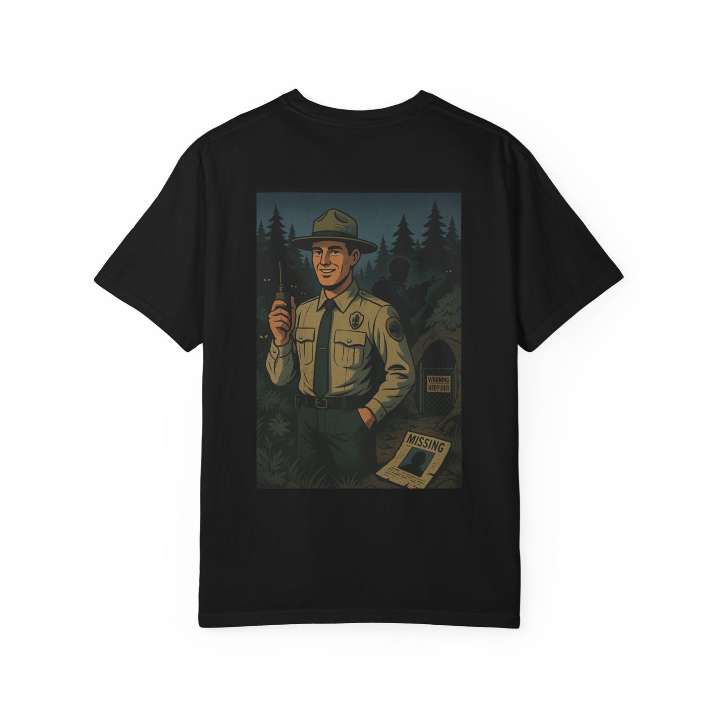 Unisex Garment-Dyed T-shirt "Protect" Our Parks RANGER DANGER Streetwear