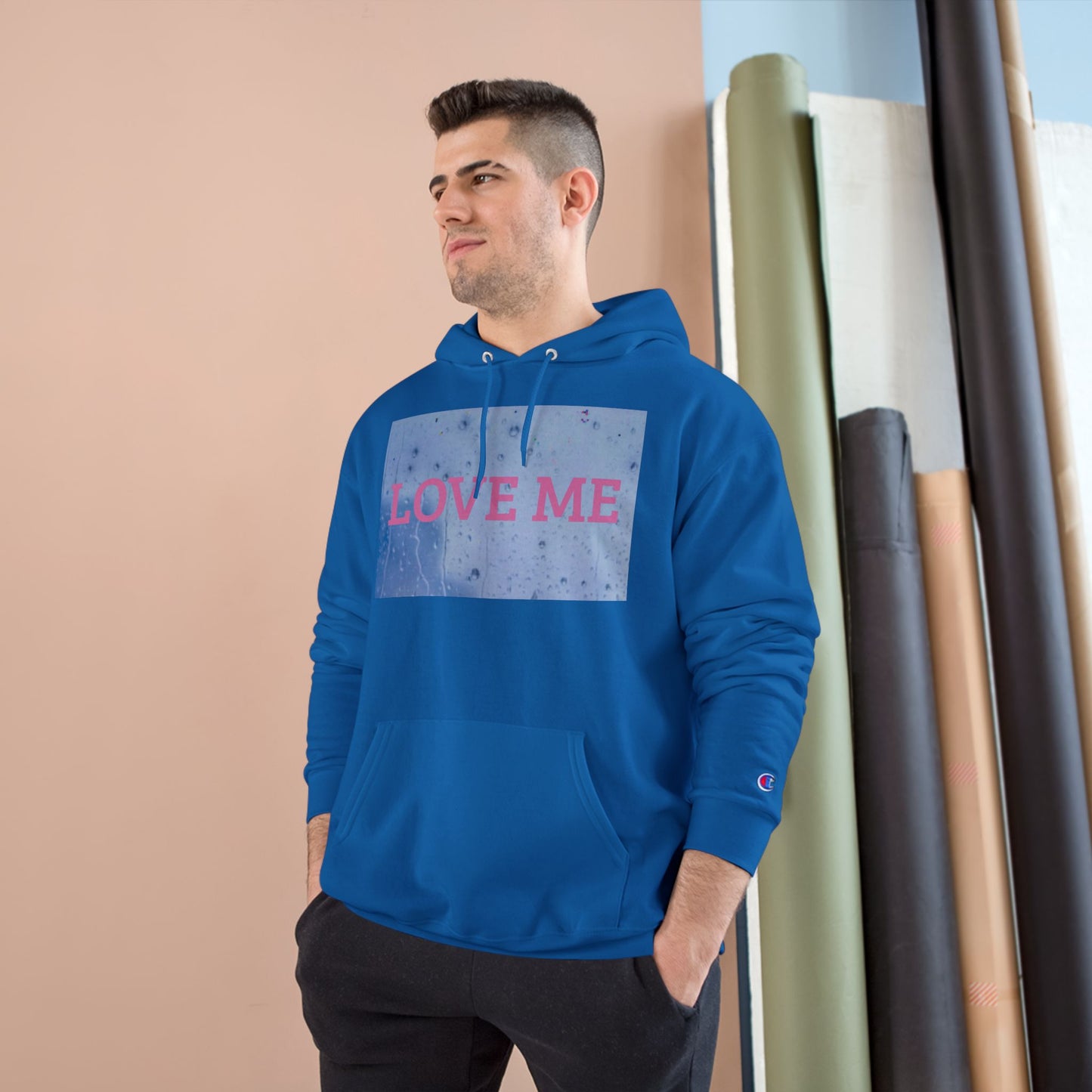 Love Me or Leave Me Champion Hoodie, Cozy Valentines Gift, Statement Hoodie for Her, Trendy Winter Fashion, Romantic Sweatshirt