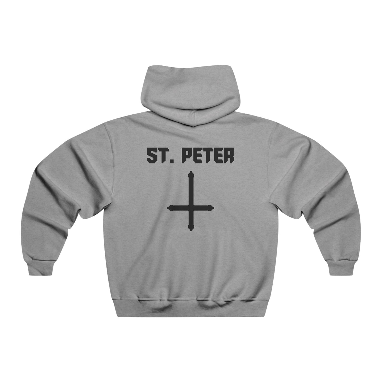Hooded Sweatshirt - St Peter Anti Satanic Design