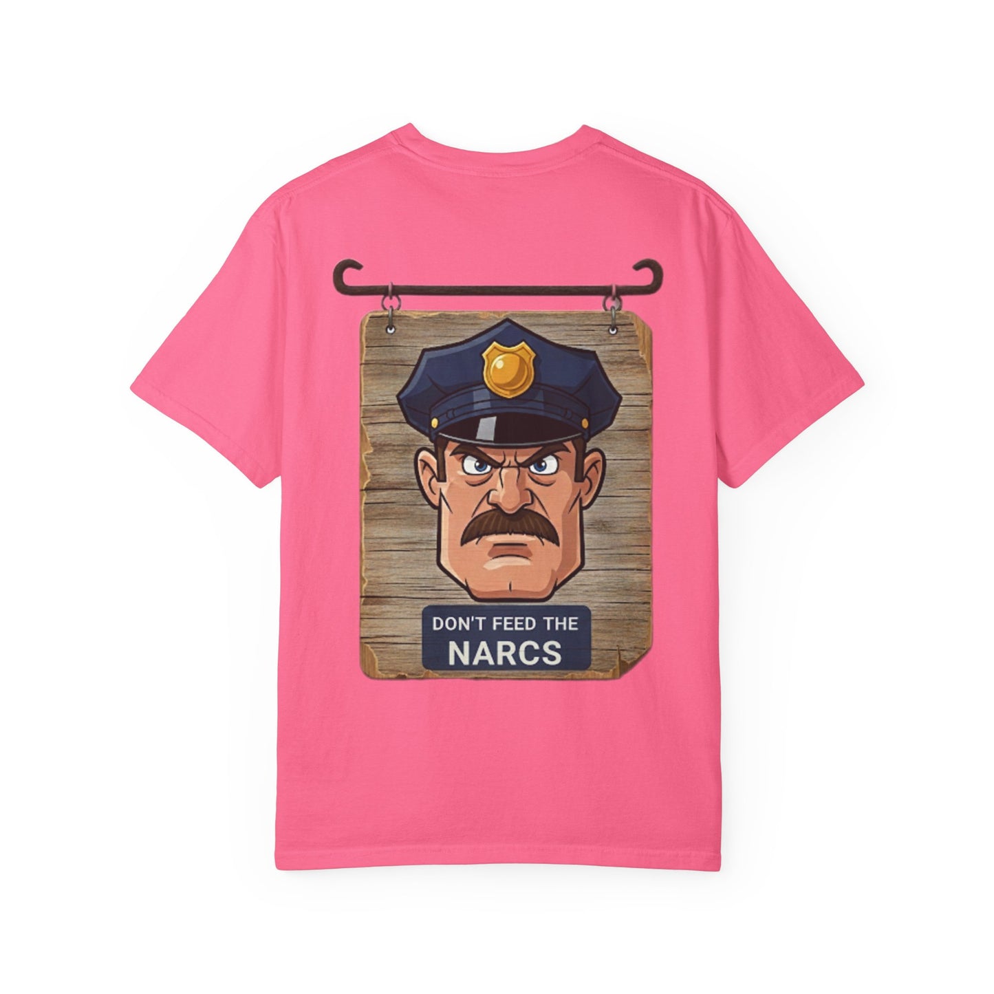 Streetwear T-shirt - 'Don't Feed the Narcs' Antrtka Design
