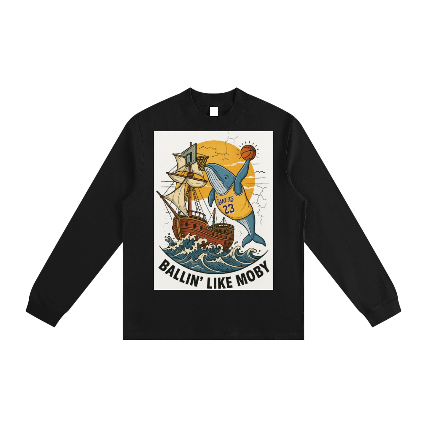 Essential Non-Shrink Mock Neck Sweatshirt
