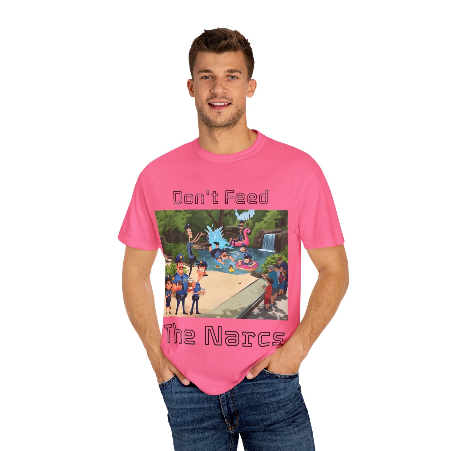 Streetwear T-shirt - 'Don't Feed the Narcs' Antrtka Design