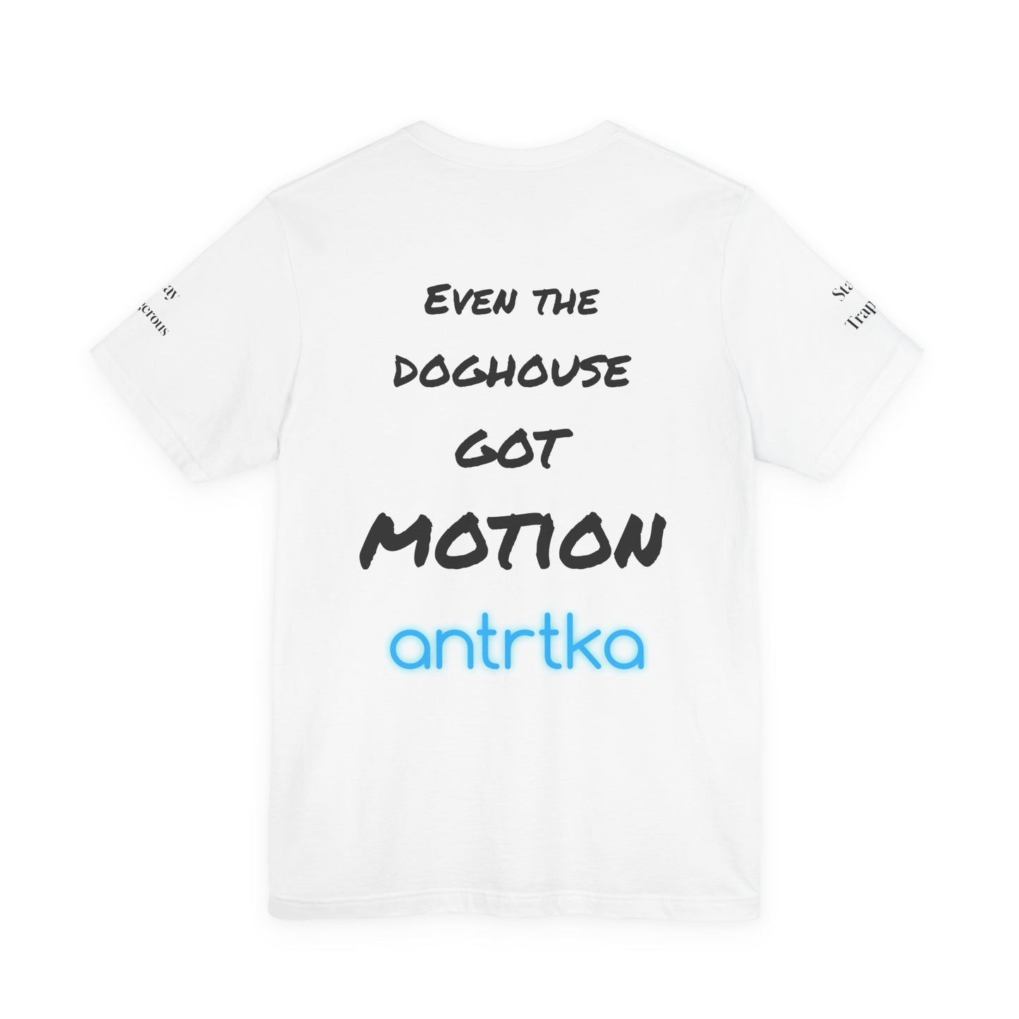 antrtka Traphouse Lifestyle Graphic Tee, Casual Unisex Shirt, Fun Gift for Dog Lovers, Cartoon T-Shirt, Summer Outfit