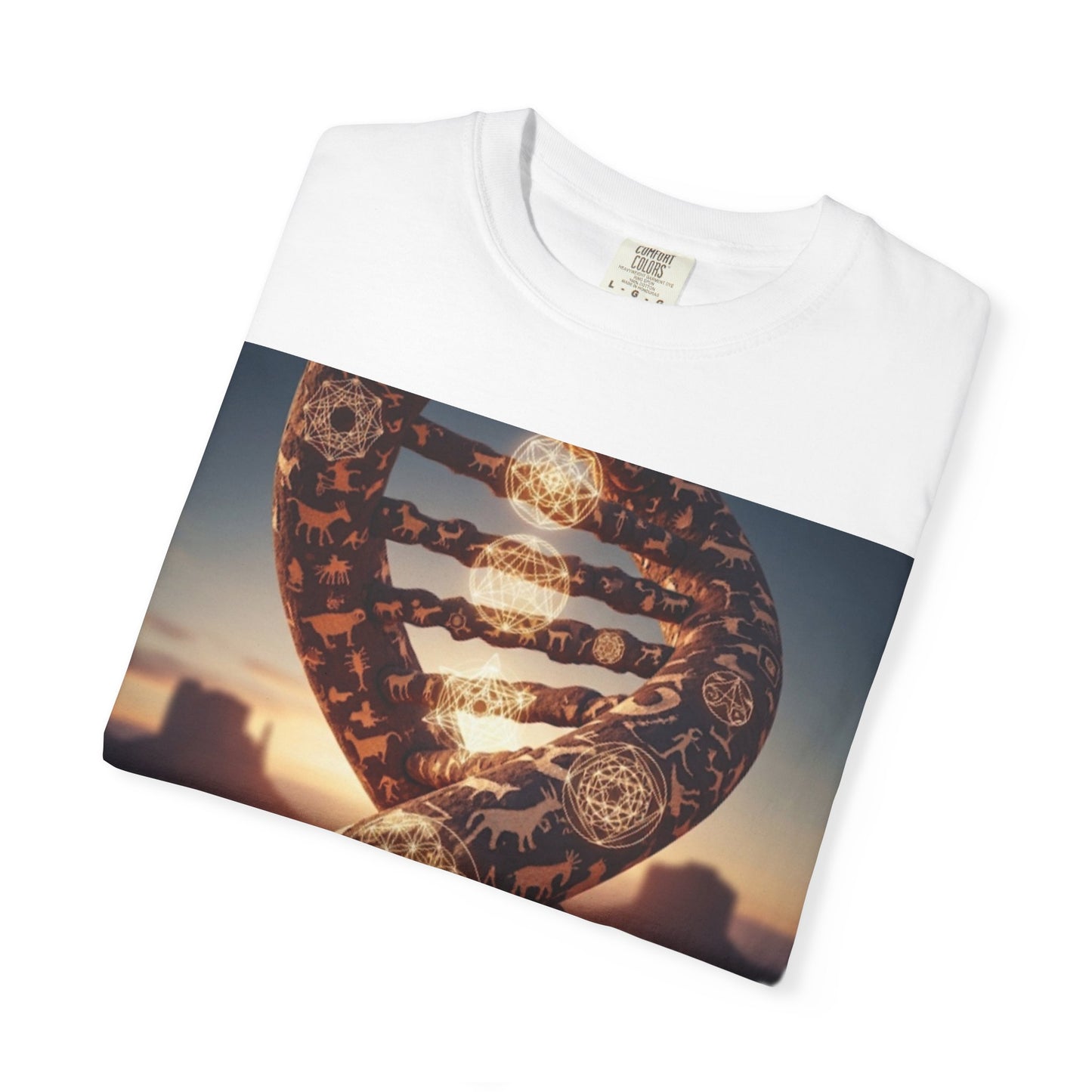 Our DNA is Older Than the Border, Unisex Graphic T-shirt, Science Lover Gift, Unique Casual Wear, Perfect for Birthdays, Science Events