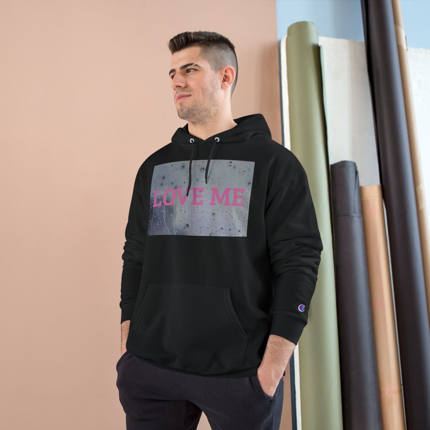 Love Me or Leave Me Champion Hoodie, Cozy Valentines Gift, Statement Hoodie for Her, Trendy Winter Fashion, Romantic Sweatshirt