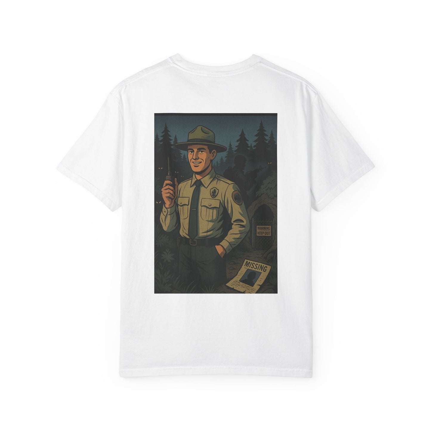 Unisex Garment-Dyed T-shirt "Protect" Our Parks RANGER DANGER Streetwear