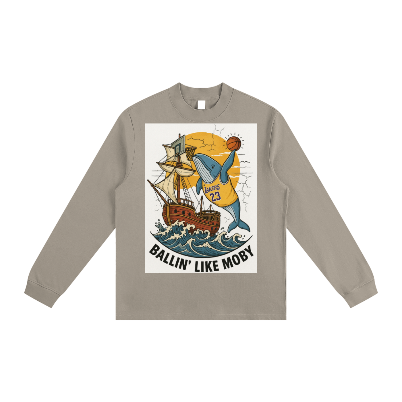 Essential Non-Shrink Mock Neck Sweatshirt