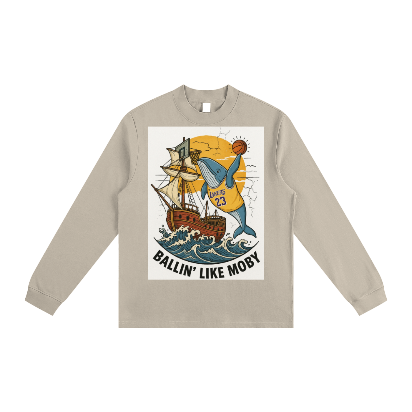 Essential Non-Shrink Mock Neck Sweatshirt