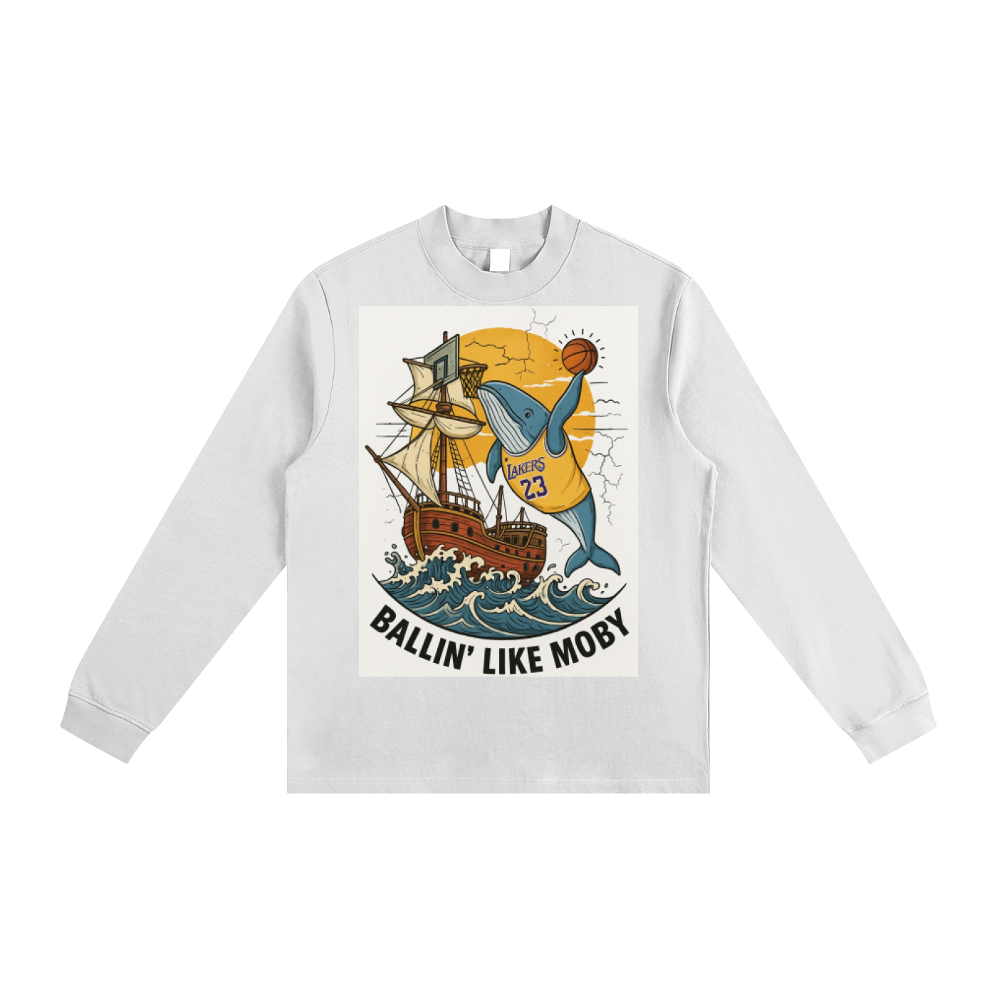 Essential Non-Shrink Mock Neck Sweatshirt