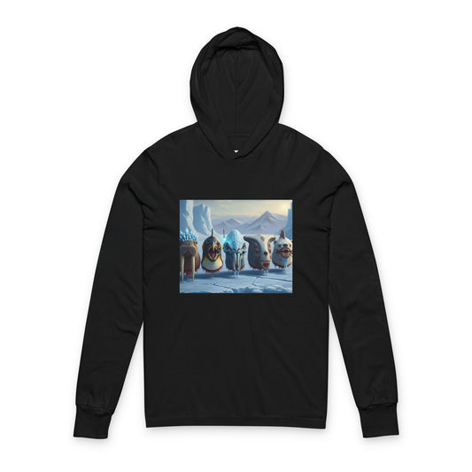 Streetwear Hooded Tee featuring Creatures from Beyond Portals