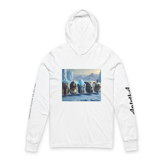 Streetwear Hooded Tee featuring Creatures from Beyond Portals
