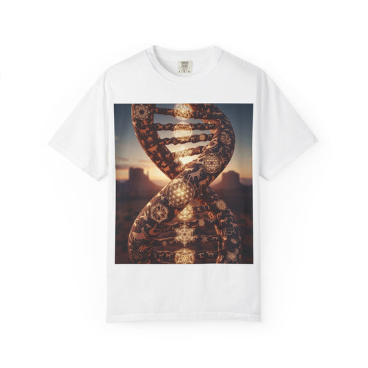 Our DNA is Older Than the Border, Unisex Graphic T-shirt, Science Lover Gift, Unique Casual Wear, Perfect for Birthdays, Science Events