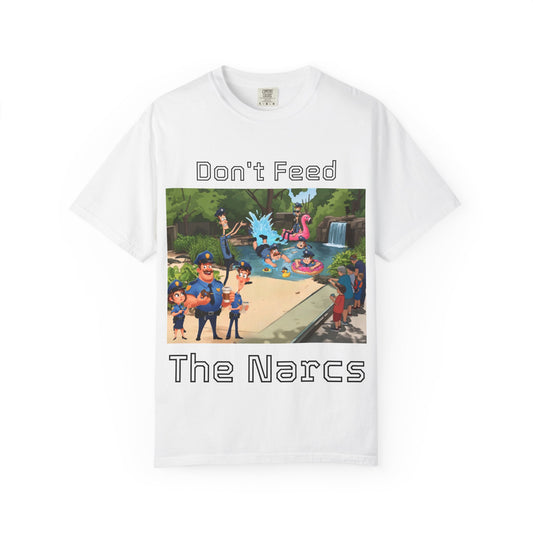 Streetwear T-shirt - 'Don't Feed the Narcs' Antrtka Design