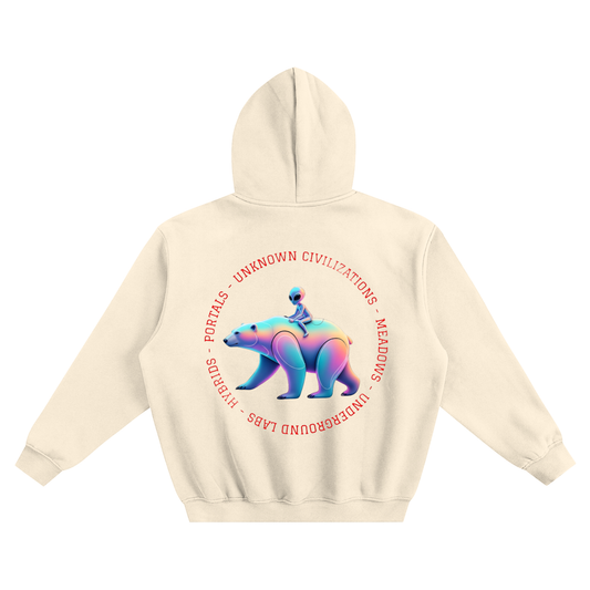 Fleeced Boxy Hoodie