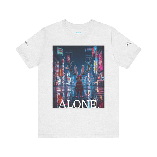 Sad Jackalope Unisex Tee by Antrtka