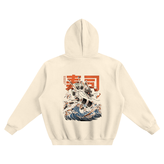 Fleeced Boxy Hoodie